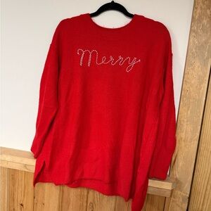 Embroidered Christmas Sweater